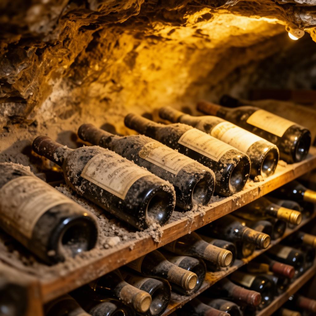 Cave à vins, sélection de bouteilles